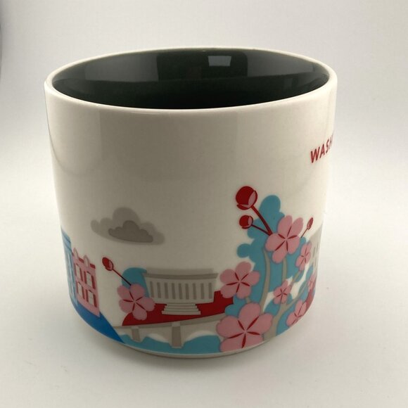 Starbucks Washington, D.C. "You Are Here"Ceramic Coffee Mug 414ml NEW No Box - Picture 3 of 5